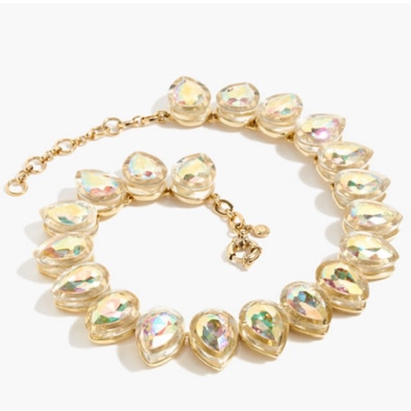 J. Crew Jewelry - J. Crew Teardrop Crystal Necklace